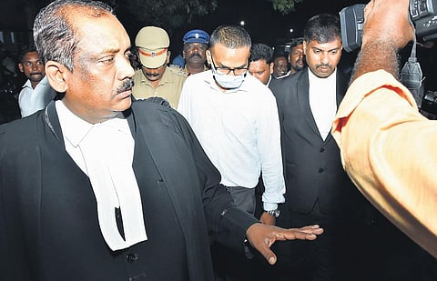 Balveer Singh at Tirunelveli judicial magistrate court on Friday. (Photo | V KARTHIKALAGU, EPS)