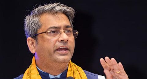 AIFF president Kalyan Chaubey. (Photo | Kalyan Chaubey Twitter)