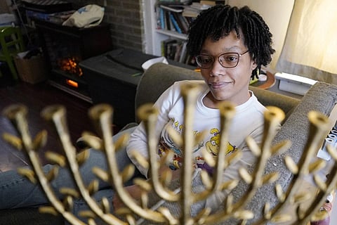 Cydney Wallace poses for a photo in Chicago, Nov 28, 2023. (Photo | AP)