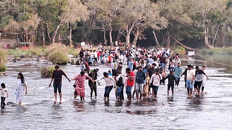 Although several proposals have been forwarded by locals and tourists, demanding the construction of a hanging bridge to help, the matter still remains unresolved due to unforeseen reasons.