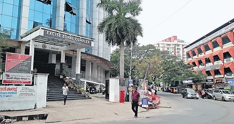 A view of Kacheripady junction in Ernakulam.