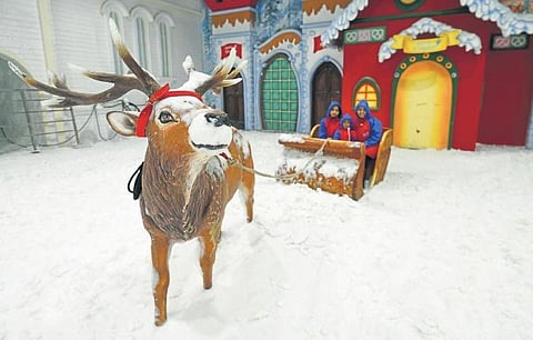 Snow Kingdom, a unique snow park at Sarath City Capital Mall