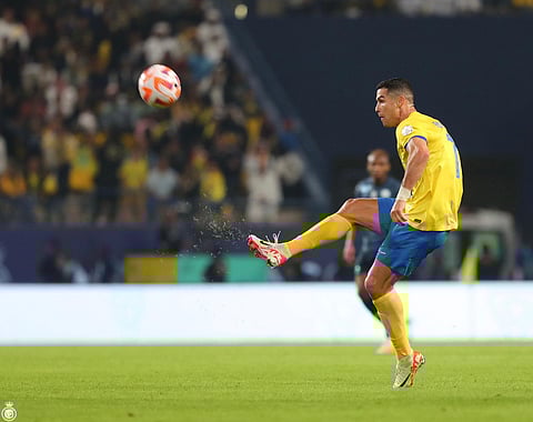 Al-Nassr's Cristiano Ronaldo. (Photo | Twitter, @AlNassrFC_EN)