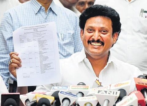 School Education Minister Anbil Mahesh Poyyamozhi. (File photo)