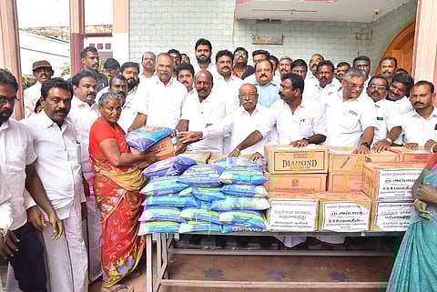 Minister Ma.Subramanian, speaker Appavu distribute welfare assistance MKP nagar at Tirunelveli | Express