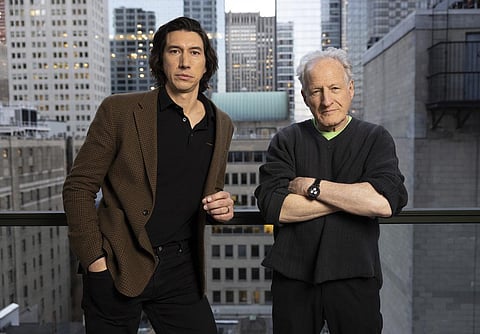 Michael Mann with actor Adam Driver. ( Photo | AP)