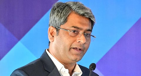 All India Football Federation (AIFF) President Kalyan Chaubey. (Photo | Indian Football Team X)