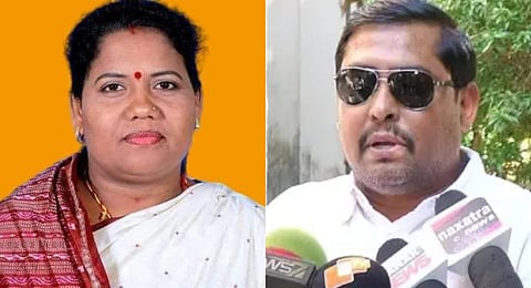 BJP's Kusum Tete and BJD’s Jogesh Singh (Photos | Twitter)