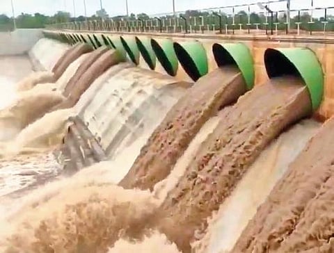 Ministers will give a PowerPoint presentation on the current status of the Kaleshwaram project in the backdrop of the sinking of the Medigadda barrage piers.