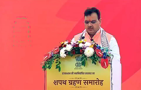 Rajasthan Chief Minister Bhajan Lal Sharma. (File Photo | PTI)