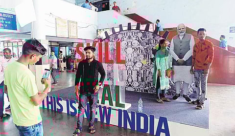 A ‘New India’ selfie point in Goa | express