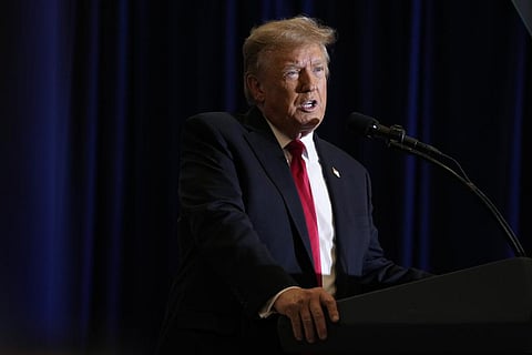 Former US President Donald Trump.