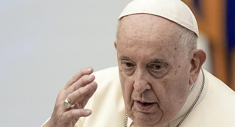 Pope Francis. (Photo| AP)