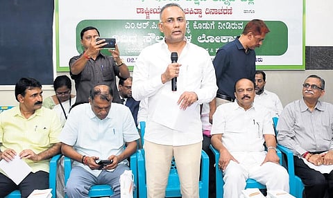 Health Minister Dinesh Gundu Rao inaugurates of surgery and physiotherapy units and a lab at the Government Composite AYUSH Hospital in Mangaluru.
