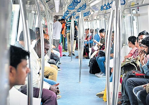 Bengaluru metro. (File Photo | Express)