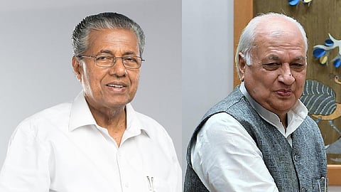 Kerala CM Pinarayi Vijayan and Governor Arif Mohammad Khan.