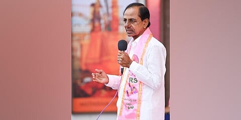 BRS chief K Chandrasekhar Rao's future might mirror that of TDP supremo N Chandrababu Naidu now. (File photo | EPS)