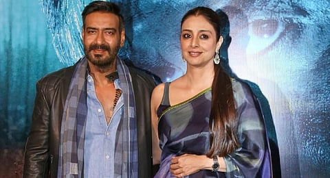 Actors Ajay Devgn and Tabu