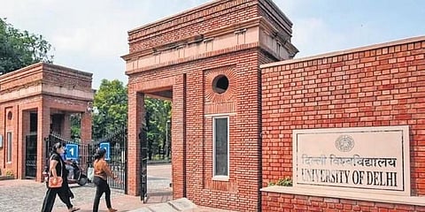 Representational image of Delhi University.