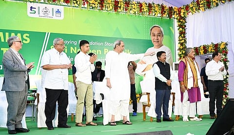 Chief Minister Naveen Patnaik on Thursday laid the foundation for Narsee Monjee Institute of Management Studies | eps