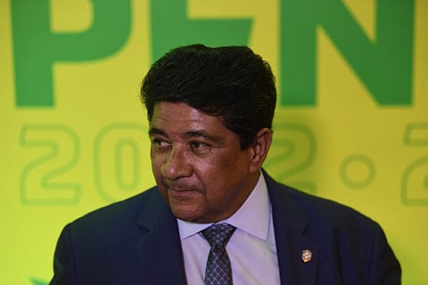The president of the Brazilian Football Confederation (CBF) Ednaldo Rodrigues . (Photo | AFP)