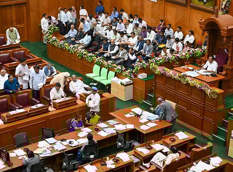 The ongoing winter session of the Karnataka legislature. (Photo | Express)