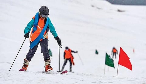 All is set for the snow-covered Gulmarg ski resort in Jammu and Kashmir to host the third edition of Khelo India Winter Games. (File Photo)