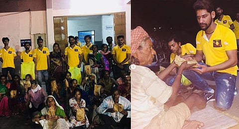 Members of Indian Roti Bank. (Photo | Instagram/indian_roti_bank)