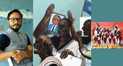 Artist Vikrant Bhise and his works