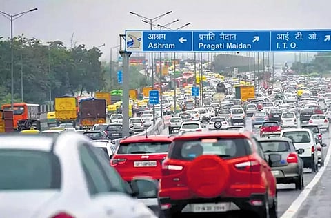 The seven flyovers are located at Africa Avenue, Moti Bagh, Savitri Cinema, ITO, Tilak Nagar District Centre, Tilak Nagar Metro and Punjabi Bagh. (File photo)