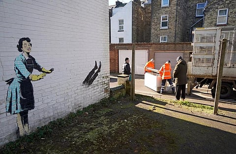 Local people objected when council workers removed the freezer. (Photo | AFP)