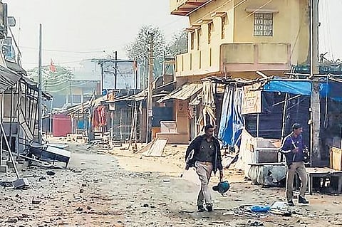 Two groups at Panki in Palamu clash over the construction of ‘Toran Dwar' in Jharkhand