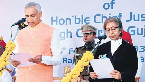 Sonia G Gokani takes oath as Chief Justice of Gujarat High Court on Thursday| express