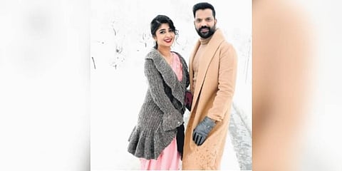 Sathish and Aditi Prabhudeva