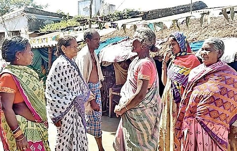 Rupuli meeting women in School Sahi village under Halva panchayat of Rayagada district | Express