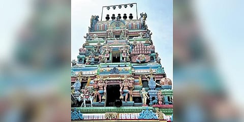 The Kayarohaneshwara temple in Kanchipuram is one of the lesser-known ancient Siva shrines in this town.