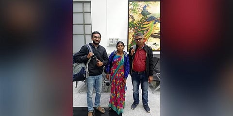 Sitaben at the 'Aadi Mahotsav'. (Photo | Special Arrangement)