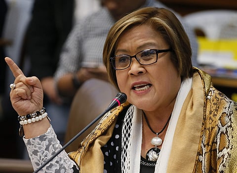 Former Senator Leila de Lima (File Photo | AP)
