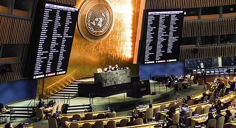 United Nations General Assembly. (Photo | AP)
