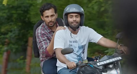 A still from the trailer of the movie 'Pranaya Vilasam'