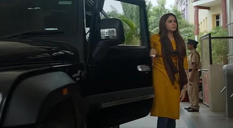 A still from the trailer of the movie 'Puli Meka'