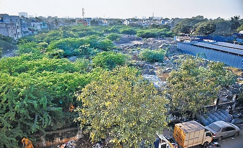 The identified parcel of land is close to Thiru Vi Ka park | P Jawahar
