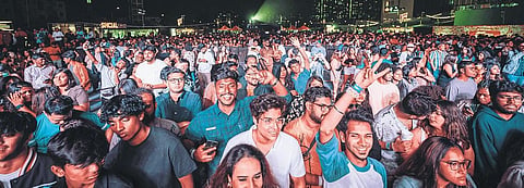 Audience at the concert