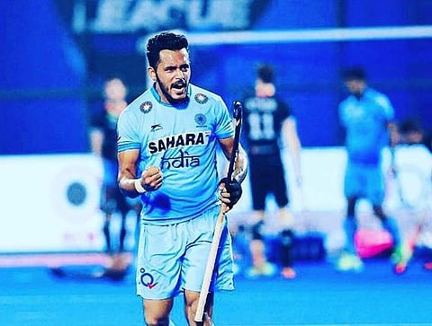 Indian hockey player Harmanpreet Singh. (Photo| Instagram)