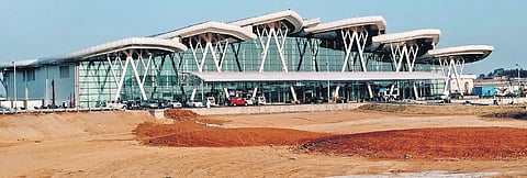 Spread across 775 acres, the greenfield airport in Shivamogga has been constructed at a cost of Rs 449 crore | Shimoga nandan
