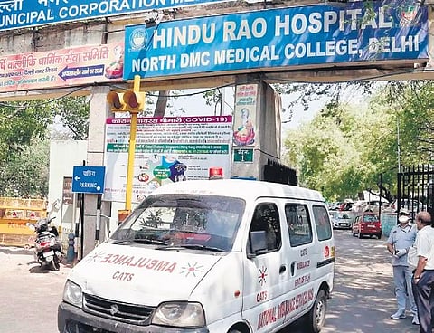 A file photo of the Hindu Rao hospital in Delhi.