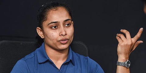 Gymnast Dipa Karmakar (Photo | PTI)
