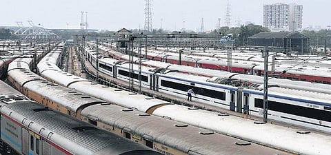 Railway yard at Basin Bridge in Chennai | P Jawahar