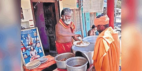 M Rajkumar holds a Diploma in Siddha medicine from Bharat Sevak Samaj, New Delhi, and runs a Siddha centre in Tiruvannamalai | Express
