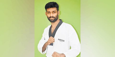 Taekwondo coach Ameer Vayalar